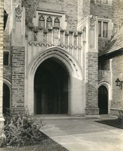 Cornell University - Baker Tower Entrance