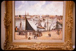 Gladys Robinson Collection Legion of Honor Pissarro - Port at Dieppe