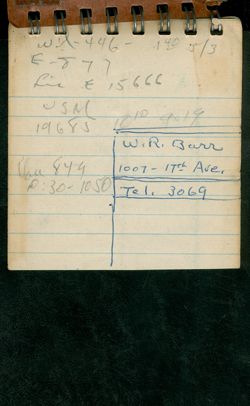 Notebook, August 18, 1948-December 11, 1951