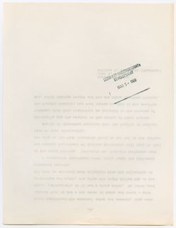 17: Memorial Resolution for Edgar R. Cumins, ca. 06 February 1968