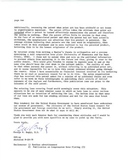 Letter from George W. Bagby to Birch Bayh of September 11, 1979, September 11, 1979