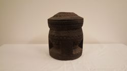 Carved Wood Container