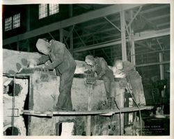 Indiana Limestone Mill during wartime