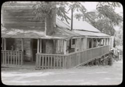 40-J-19= Old house in 1849 Mining town of Calif.