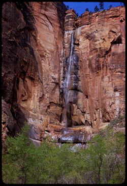 West Wall of Temple of Sinewava Zion National Park