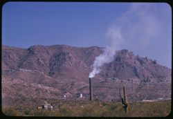 Mill and mountain at Superior, Arizona
