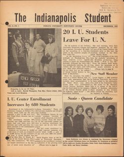 1963-12, The Indianapolis Student