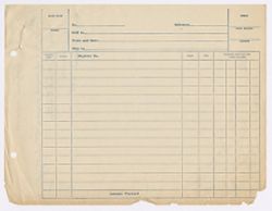 Consolidated Talking Machine Company record of cash advances to A. Dranes, September 2, 1928-March 12, 1929