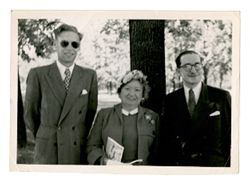Margaret Howard and two men