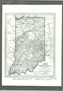 New Map of Indiana