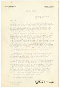 14 May 1923: To: Roy W. Howard. From: Milton A. McRae.