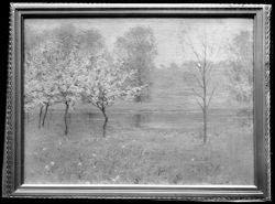 Landscape with Trees, Painting by Adolph Shulz