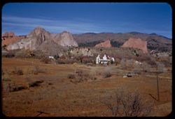 Looking across White House ranch to Garden of the Gods