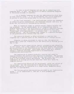 HH. June 21, 1989General Statement: Congress and Foreign Policy