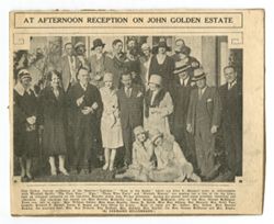 Photograph in newspaper
