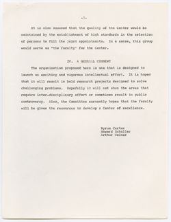 28: A Proposal to Establish a Center for Urban Affairs, 14 March 1967