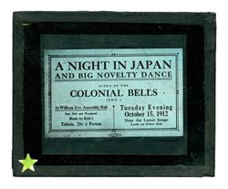Night in Japan...given by the Colonial Bells (Inc.)...Music by Kirk's...
