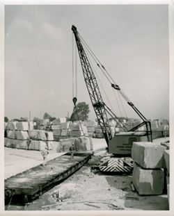 Indiana Limestone Co. stacking yard