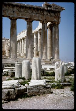N.E. corner of Parthenon Acropolis ATHENS