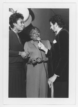Esther Rolle being interviewed