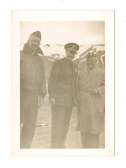 Roy Howard with General Bathurst and Admiral Daubin