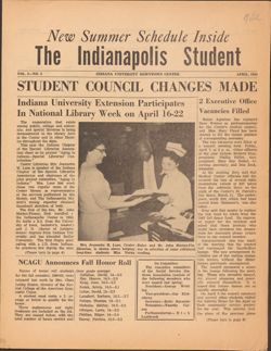 1961-04, The Indianapolis Student