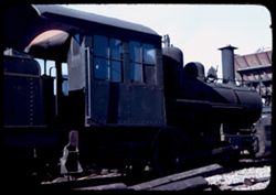 Old industrial locomotive of Chgo. Gravel Co. west of Joliet along, US6.