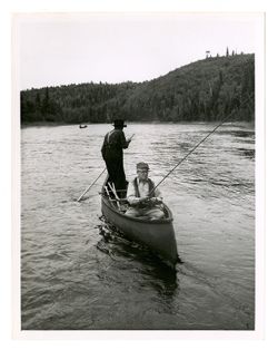 Roy Howard and another man fishing