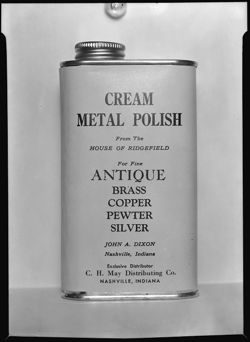 Can of metal polish