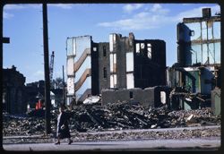 Demolition near Ogden and Erie