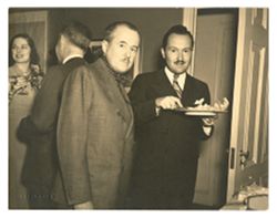 Roy and Jack Howard at party in 1930s