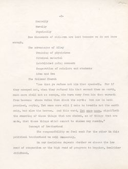 "Notes for Remarks to CIO Steel Workers Institute." -Indiana University Union Building, Men's Lounge. June 21, 1949