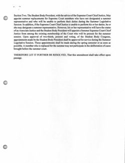 97-9-14 Resolution to Amend IUSA Summer Charter