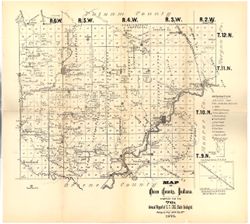 Map of Owen County, Indiana