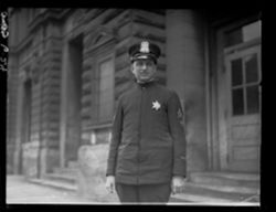 Policeman at headquarters, Indianapolis