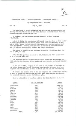 39. May 31, 1966: [Social Security payments in Ninth District]