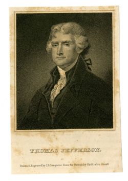 1817, June 7 - Jefferson, Thomas, 1743-1826, pres. U.S. Monticello, [Virginia]. To [Elisha Ticknor]. Refers to Ticknor’s son, George, who is traveling in Europe.