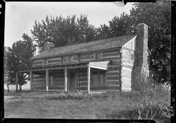 Fred Bates Johnson cabin, showing north front