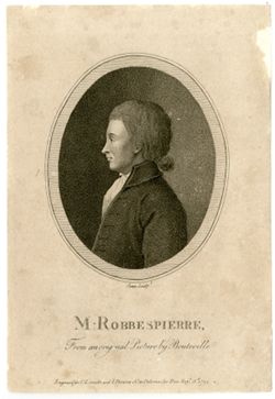 Maximilien Robespierre, entitled "M. Robespierre"