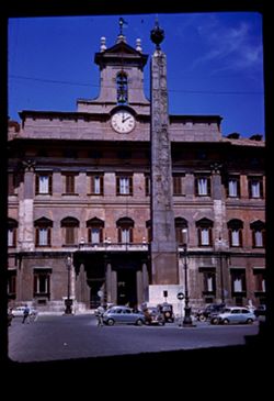 ROME Obelisk and Chamber of Deputies