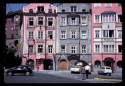 Buildings along Inn river at 1 to 5 Inn Strasse  Innsbruck