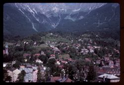 View toward foothills of Nord Kette from Stadtturm Innsbruck