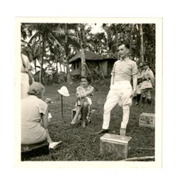 Jane Howard and others outdoors in the Philippines