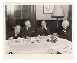 Roy W. Howard, Joseph L. Cauthorn, Bill Burkhardt and unidentified man