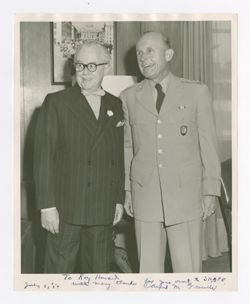 Roy Howard with Alfred M. Gruenther