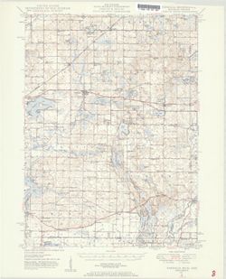 Vandalia quadrangle, Michigan-Indiana : 15 minute series (topographic) [1959 reprint without vegetation]