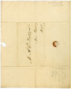 Bennett, W[illia]m P[enn], Louisville. To Achille E[mery] Fretageot, New Harmony, Indiana., 1836 Aug. 3