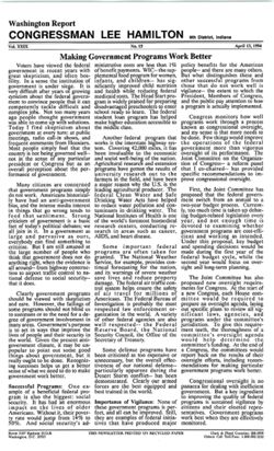 15. Apr. 13, 1994: Making Government Programs Work Better [Congressional oversight, Joint Committee on the Organization of Congress]