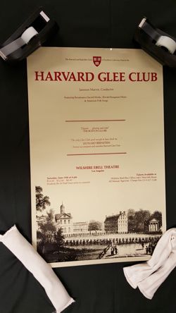 Harvard Glee Club Poster