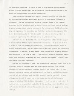 "Speech, Inauguration, Brown University," October 15, 1966